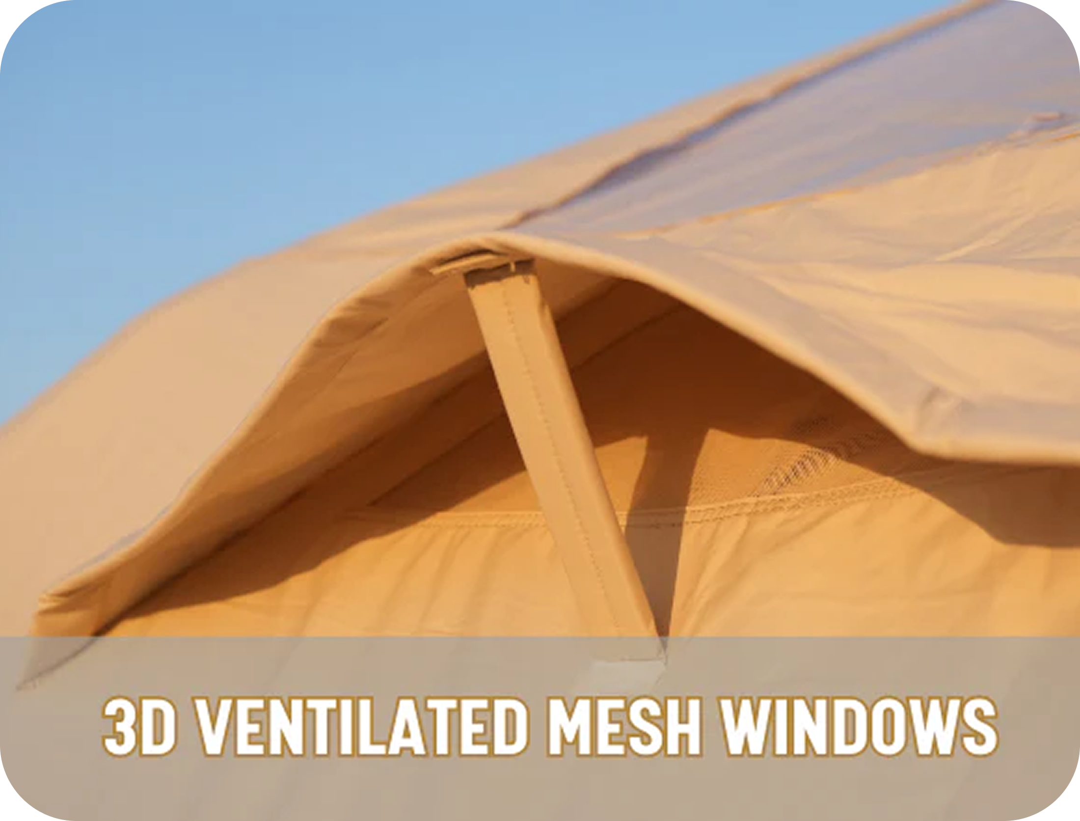 3D Ventilated Mesh Windows
