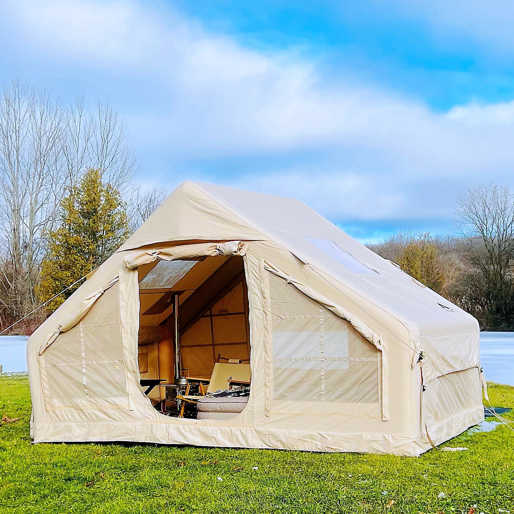 inflatable cabin tent Adrift Inflatable Cabin Tent 6.4 (1-2 Persons) – WildVoie