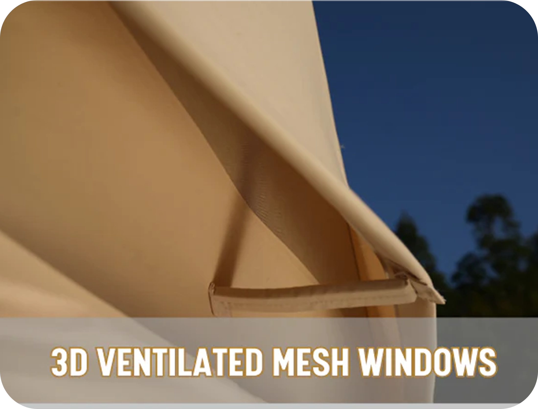 3D Ventilated Mesh Windows
