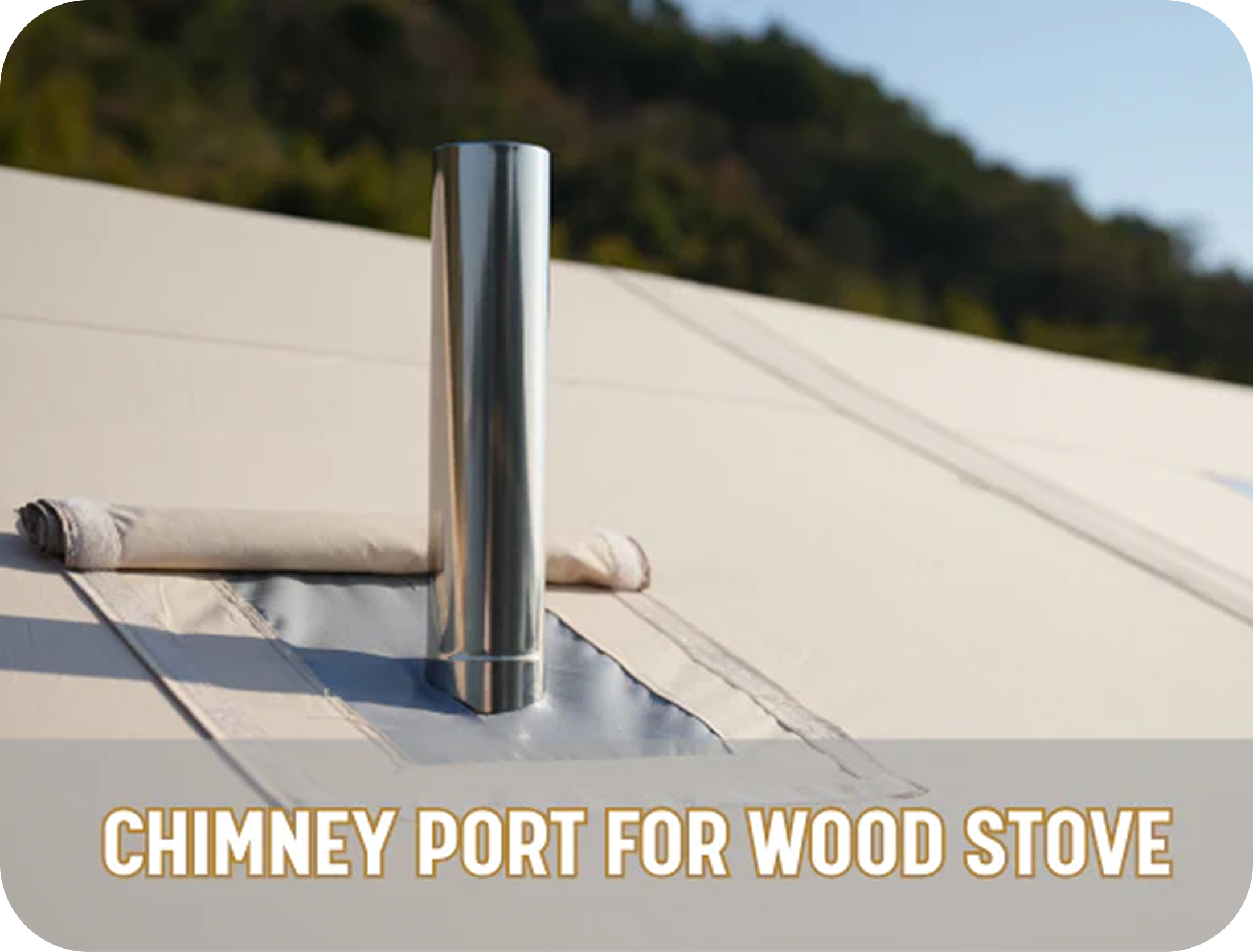 Chimney Port For Wood Stove