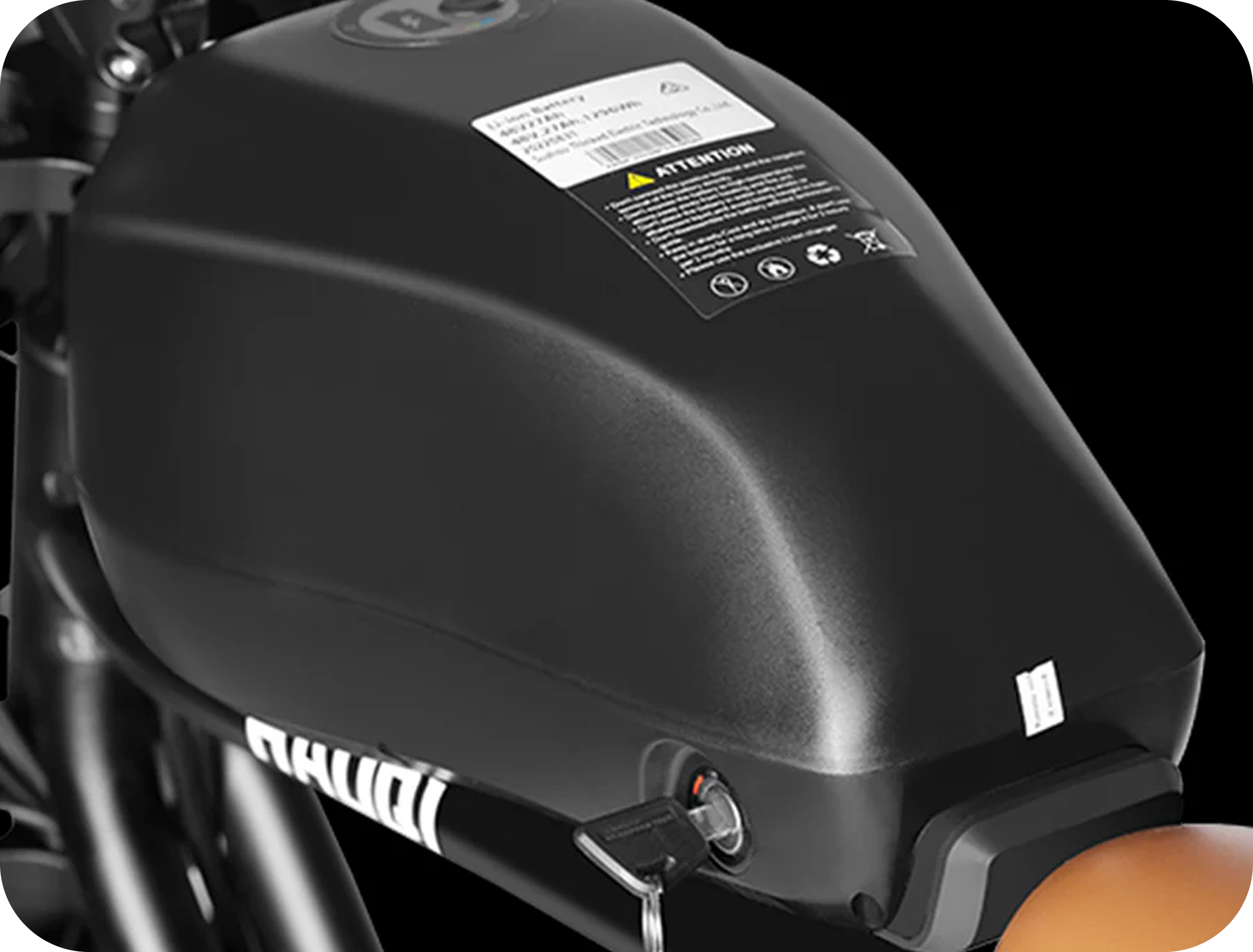 26.1AH BUILT-IN BATTERY
