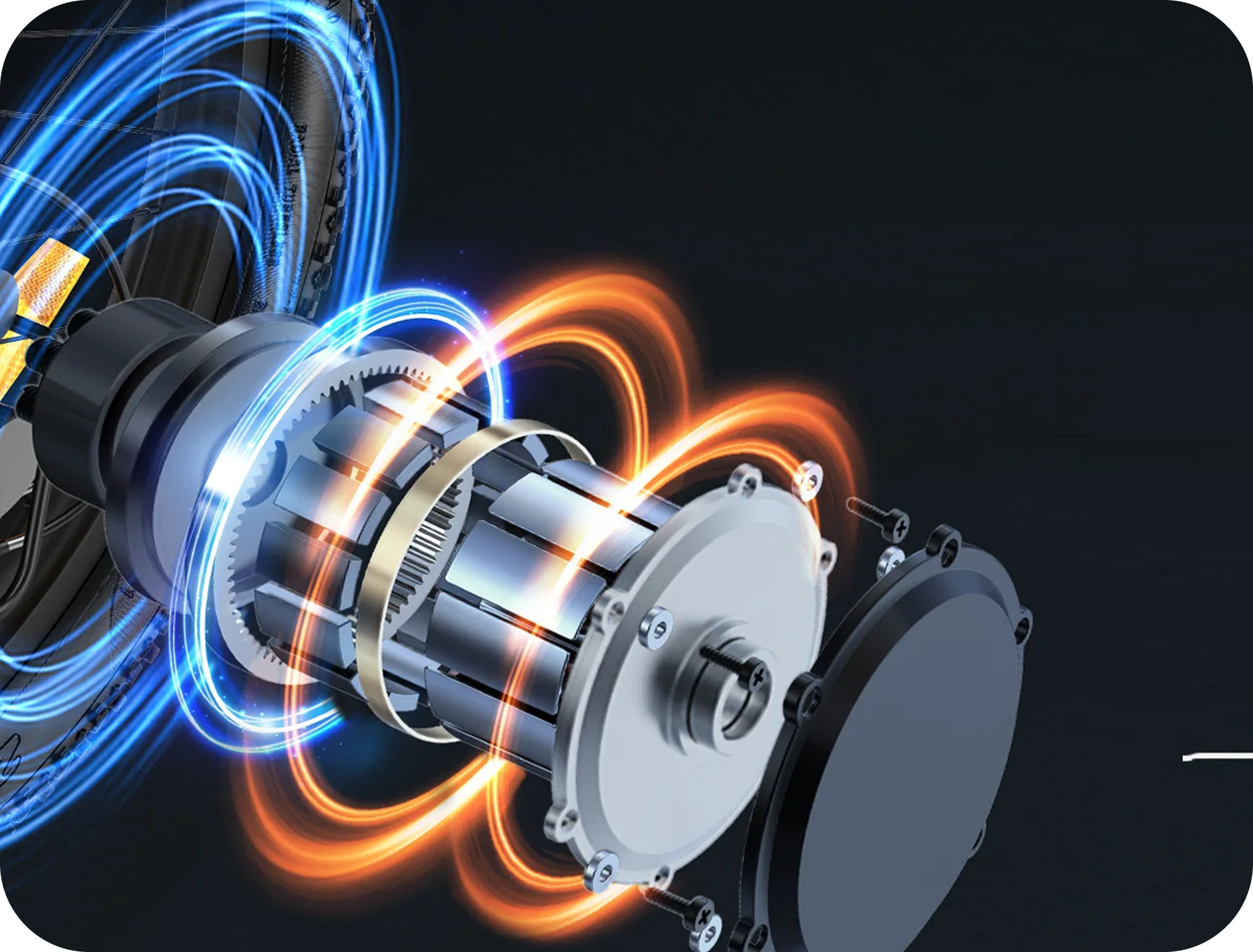 Powerful Hub-Motor 350W