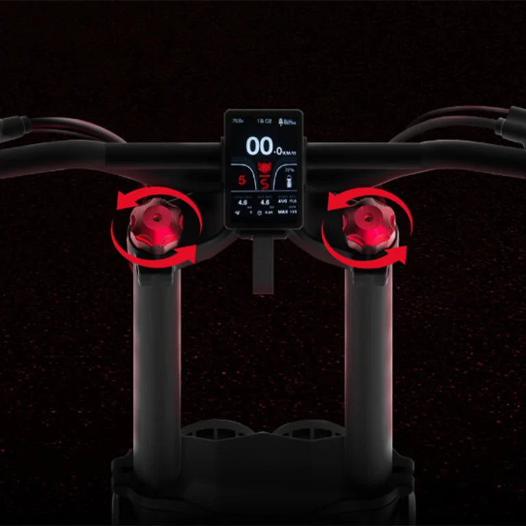 UPGRADED FRONT AND REAR SHOCK ABSORPTION