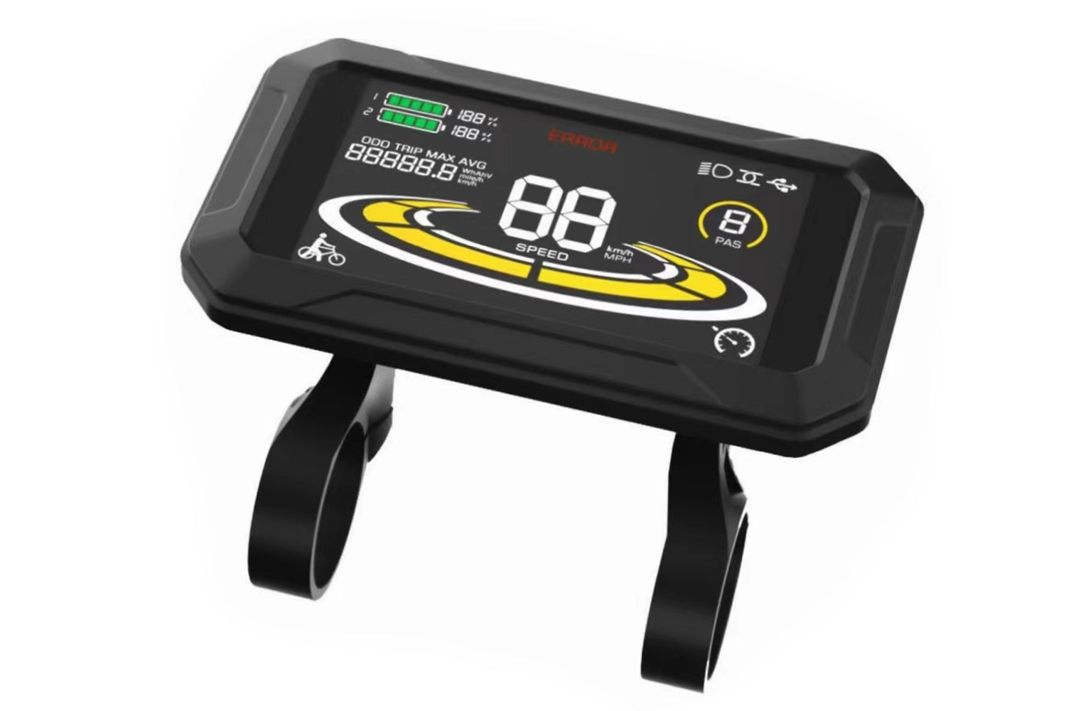 HAOQI Rhino LCD Display for Electric Bikes with Vivid Color Screen