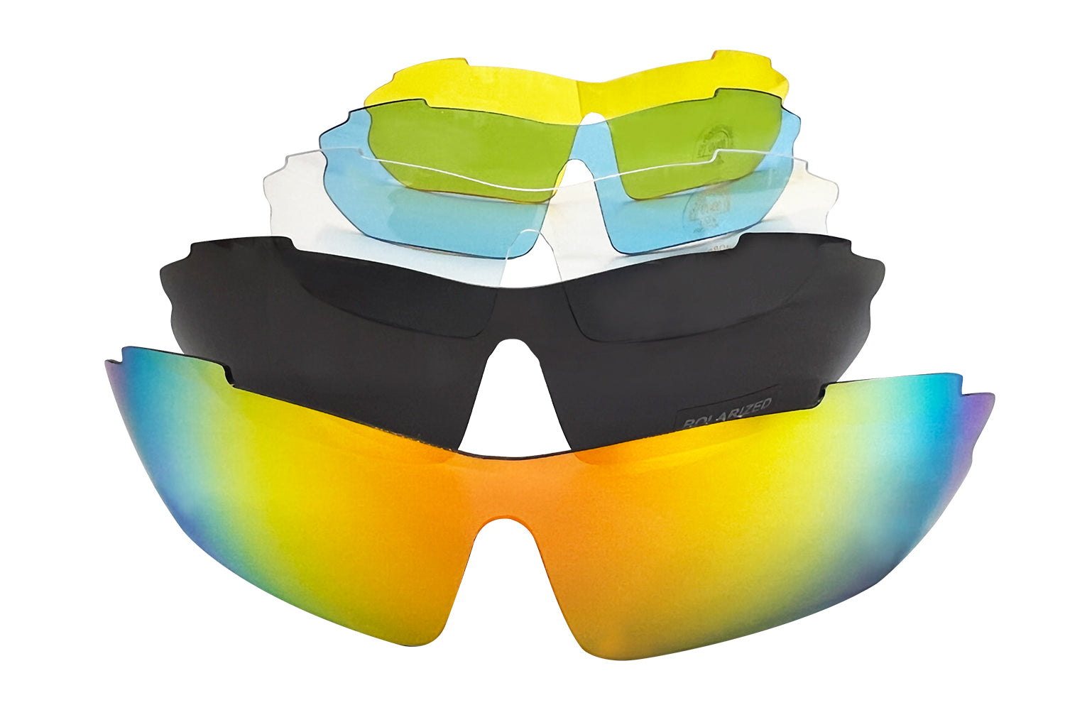 Premium Ebike Sunglasses with 5 Interchangeable Lenses