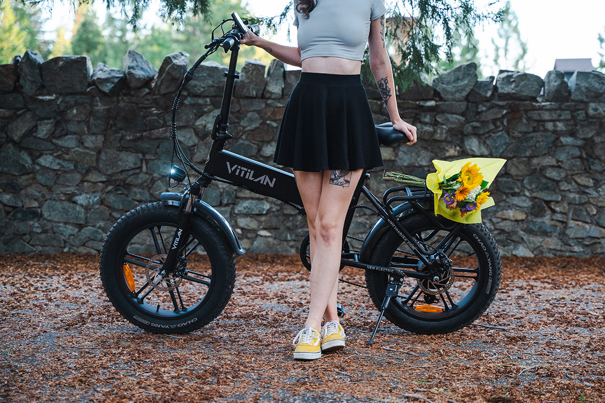 Electric V3 Folding Fat Tires Bike