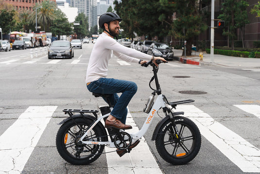 U7 Step-Thru Foldable Fat Tire Electric Bike with 48V 20AH Battery