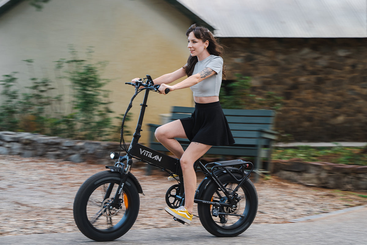 Electric V3 Folding Fat Tires Bike
