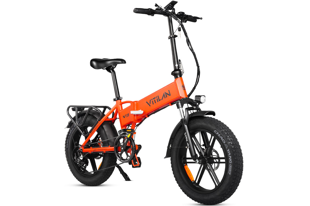 Electric V3 Folding Fat Tires Bike
