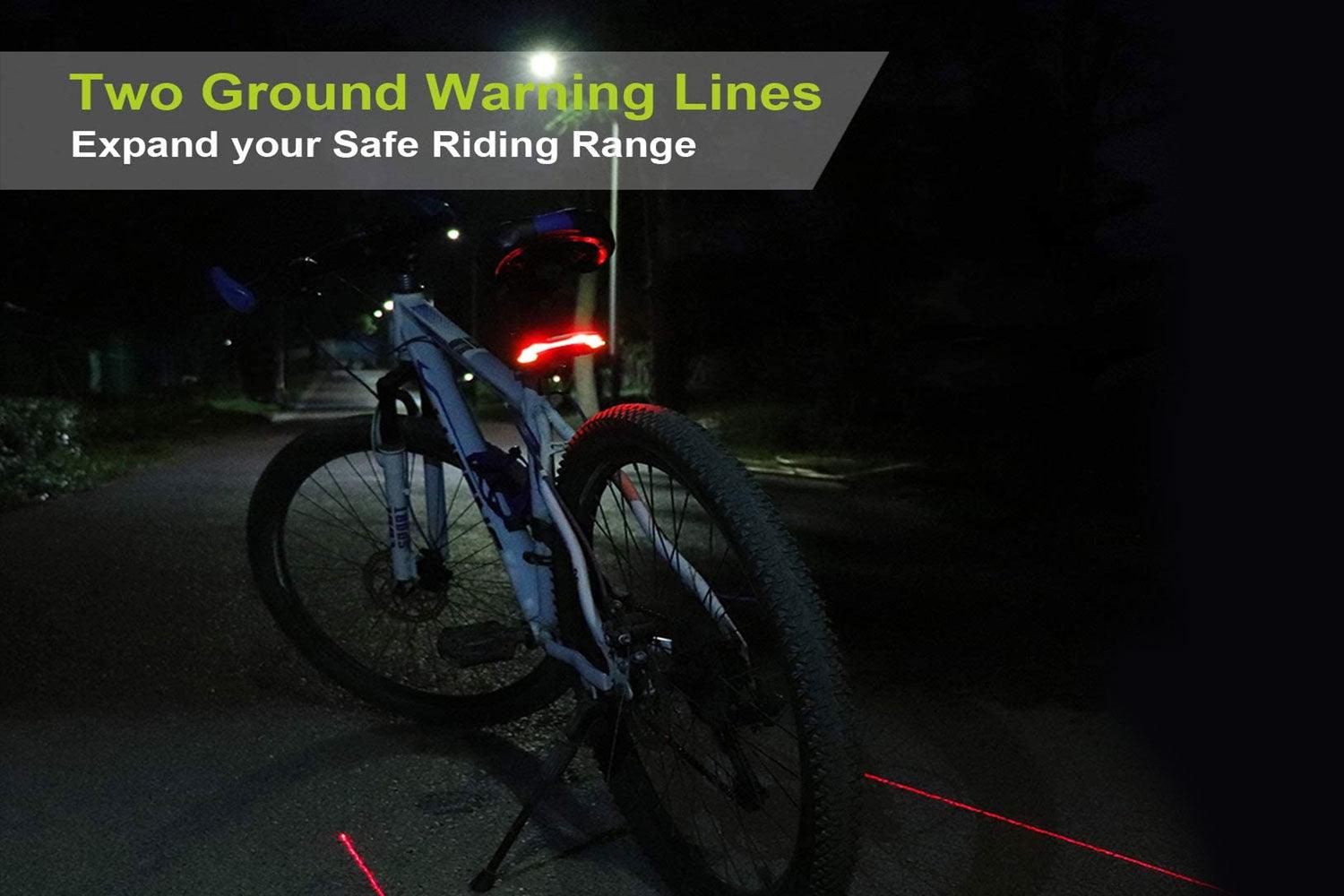 Smart Bike Tail Light with Wireless Remote Control